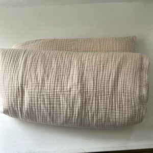Crib duvet and cover